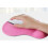 Ergonomisk gamingmusematte med gelhåndleddsstøtte rosa 5