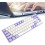 Naroote 65% hot-swappable mechanical keyboard with red 4