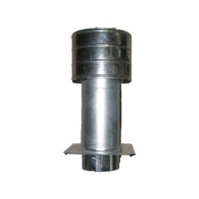 GALVANISERET DEFLEKTOR MED PLADE 130MM - RDF 130 RØD
