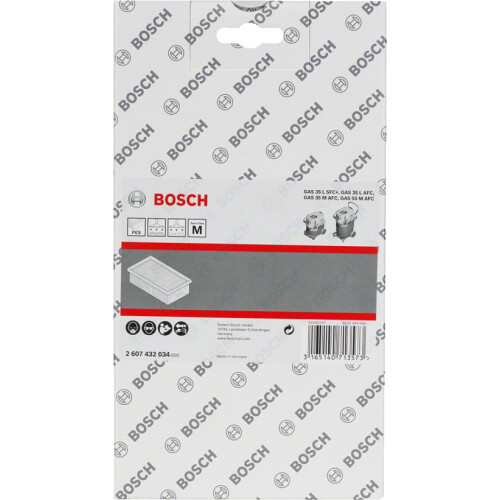 Vouwfilter plat polyethersulfone PES GAS35/55 BOSCH 2607432034