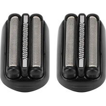 2x Vervangende scheerkop 21B voor Braun Series 3 elektrische scheerapparaten 301S, 310S, 320S, 330S, 340S, 360S, 3010S, 3020S, 303 QIEDO