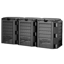 COMPOGREEN KOMPOSZT MODUL 1200 L FEKETE - PP-IKSM1200C