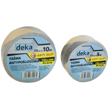 Skridsikker tape gul - B50mm * 10m sort/gul - D-300-0058