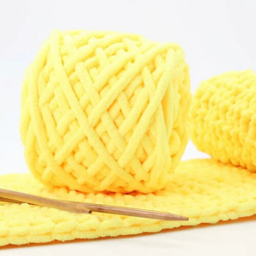Soft Chenille Yarn for Crocheting and Knitting, 100g 2