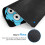 Mousepad com borda de borracha para uso em escritório, jogos e escrita. 3