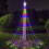 Outdoor LED Star String Lights 2.8M 3