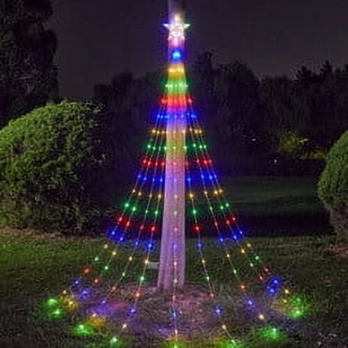 Outdoor LED Star String Lights 2.8M 2