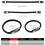 USB Charging Bracelet Leather Cuff Band 2PCS 4