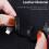 USB Charging Bracelet Leather Cuff Band 2PCS 6