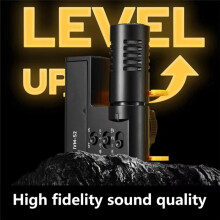 Hot Hifi Microphone for IVM Recording Microphone Easy to Use and Carry Includes Windscreen for Clear Outdoor Auditory
