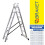 2-ELEMENTS ALUMINIUMSTIGE 400 CM 9+9 TRIN - BR-00-3209 1