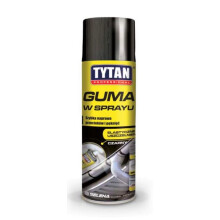 TITAN GUMMI SPRAY 400 ML SORT - SIL DEK GUMMI