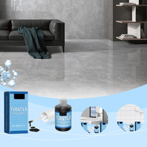 Black Ceramic Tile Repair Paint 30ml 1