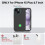 iPhone 15 Plus liquid silicone case with shockproof 5