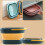 Foot Bath Bowl Portable Foldable with Acupressure Points 3