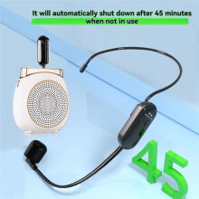 2.4G Wireless Microphone Headset Long Range Handheld Mic 2 in 1 for Teaching Stage Performers Fitness Instructors