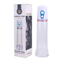 PASSION PUMP Automatische elektrische vacuümpomp voor mannen met lcd-display en 3 siliconen ringen