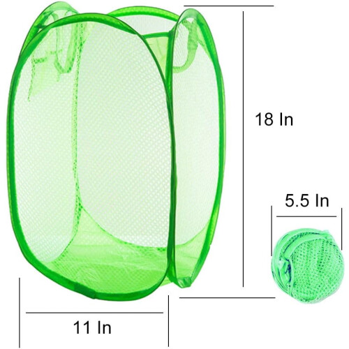 Mesh Popup Laundry Hamper Foldable 1 Pack 1