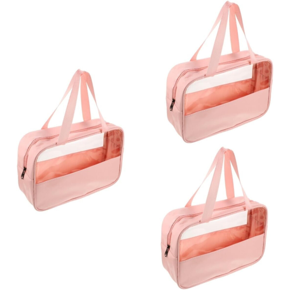 Transparent Cosmetic Bag Set PVC 3-piece
