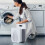 Wall-Mounted Laundry Hamper Plastic Folding 1 Unit 6