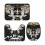 NOS_Saints Team Conjunto de 3 Tapetes de Banheiro Antiderrapantes 24x16 polegadas 4