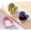 Heart-Shaped Sauce Dish Set Wheat Straw 10PCS 6