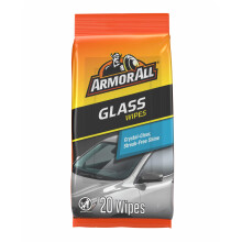 Lingettes de Nettoyage pour Vitres de Voiture Armor All, 20 Compte