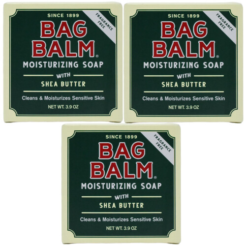 Savon Bar Shea Butter Original de Bag Balm Vermont (Pack de 3)