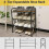 Shoe Rack Metal Adjustable Entryway Small 3-Tier 3