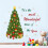 Christmas tree wall decals removable gift box design 5