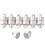 Chiusure magnetiche per gioielli, 12x6 mm, set da 20 pezzi 1
