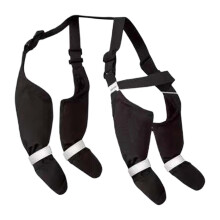 Waterproof Dog Boots with Suspenders for Medium to Large