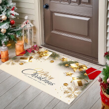 Tapis de bain décoratif antidérapant de Noël 51 x 81 cm