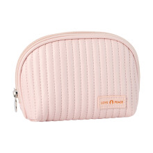 Mini gewatteerde make-uptas voor dames, 2 stuks, medium