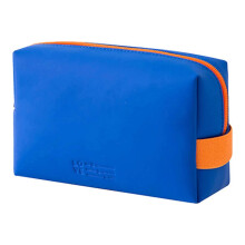Effenkleurige cosmetische tas, draagbare make-up organizer voor tieners