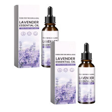 Ulei de lavandă esențial 100ml Sticlă naturală pură 2 buc