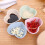 Heart-Shaped Sauce Dish Wheat Straw 10PCS 7