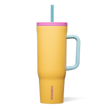 Corkcicle Cruiser - Insulated Tumbler with Handle - Keeps Drinks Cold 20 Hours - Spill-Proof Dual Lid - Triple-Insulated - Summer Drinkware Gift - Kee