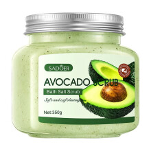 Fruit Bath Salt with Avocado Blueberry Mango Almond Scrub
