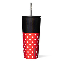 Corkcicle Disney Cold Cup - Keeps Drinks Cold for 12 Hours - Triple-Insulated Stainless Steel - Straw & Screw-On Lid - Summer Drinkware Gift - Keeps D