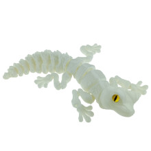 3D-printet øgle-actionfigur med vilde dyr