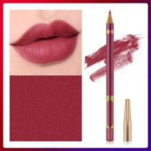 Mauve lippenstift en lipliner set met natuurlijk volumegevend effect