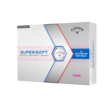 Callaway Golf Supersoft Golfballen (2023 Versie, Roze Spetter)