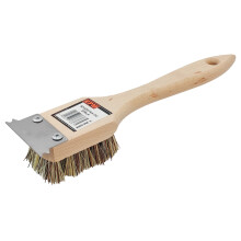 GRILLBØRSTE MED SKRABER - E-260-0008
