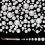 Half Pearl Beads Flatback Plastic Craft Assortment 8400 pcs 1