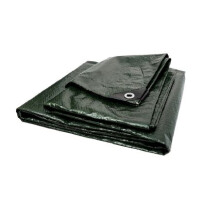 TARPAULIN 70G/M2 2*3M GREEN - PLA 2*3 70G