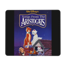 Aristocats gumi szélű egérpad 24x12 hüvelyk