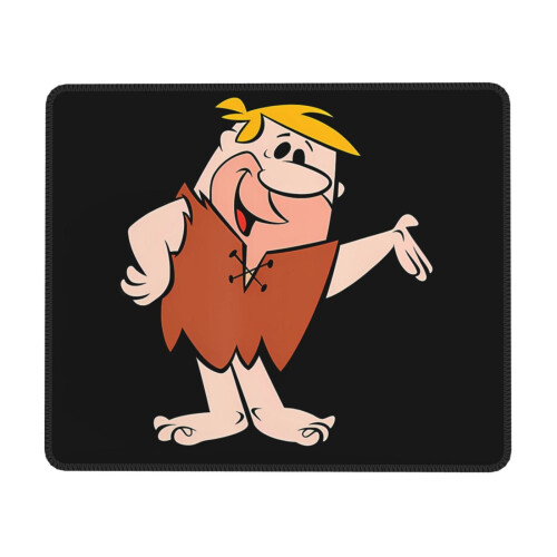 Flintstones rubber desk mouse pad with lock edge