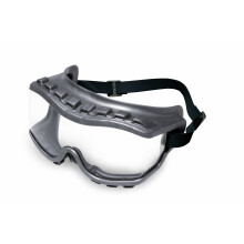 Honeywell Uvex by 763-S3810 Strategy Goggle, Indirect Vent, Neoprene Headband Gray Body, Clear Lens, Uvextra Anti-fog Coating, Clear