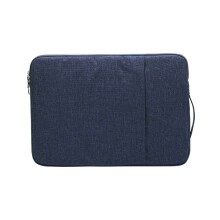 Schokbestendige laptophoes voor laptops van 11-15,6 inch, gewatteerd en met vak.